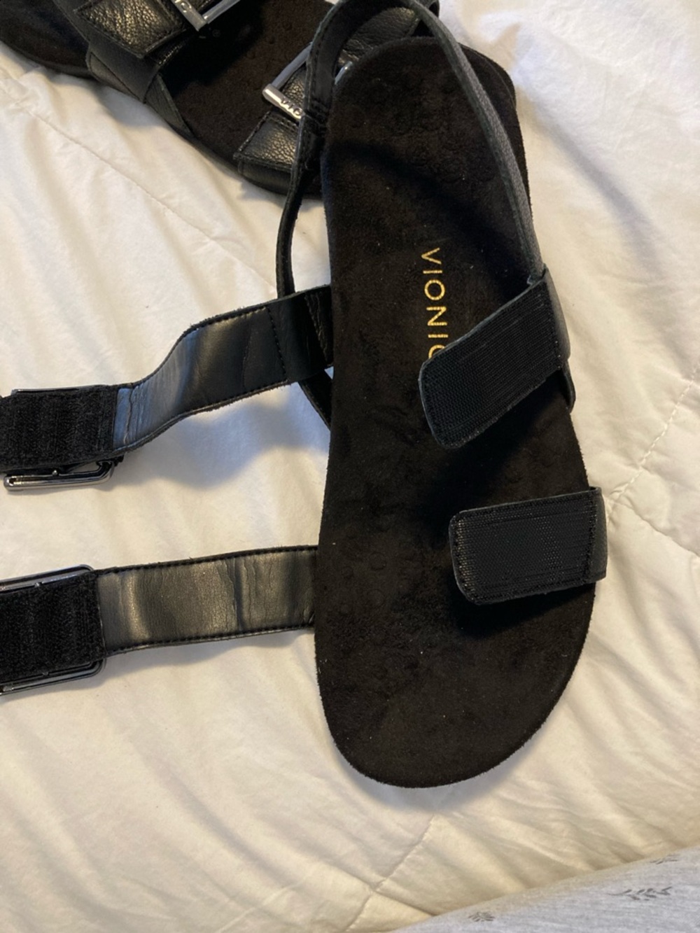 Vionic Reese Black Buckle Slingback Sandals size 10-never worn - Picture 5 of 6